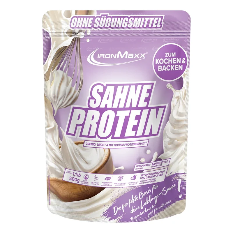 IronMaxx - Sahne Protein Sahne Style (500 g Beutel)